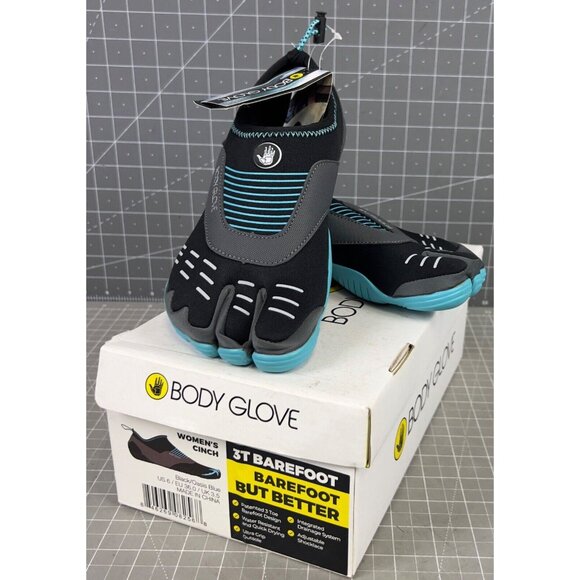 Body Glove Shoes - Body Glove Barefoot Cinch Women's 6 US black/oasis blue New